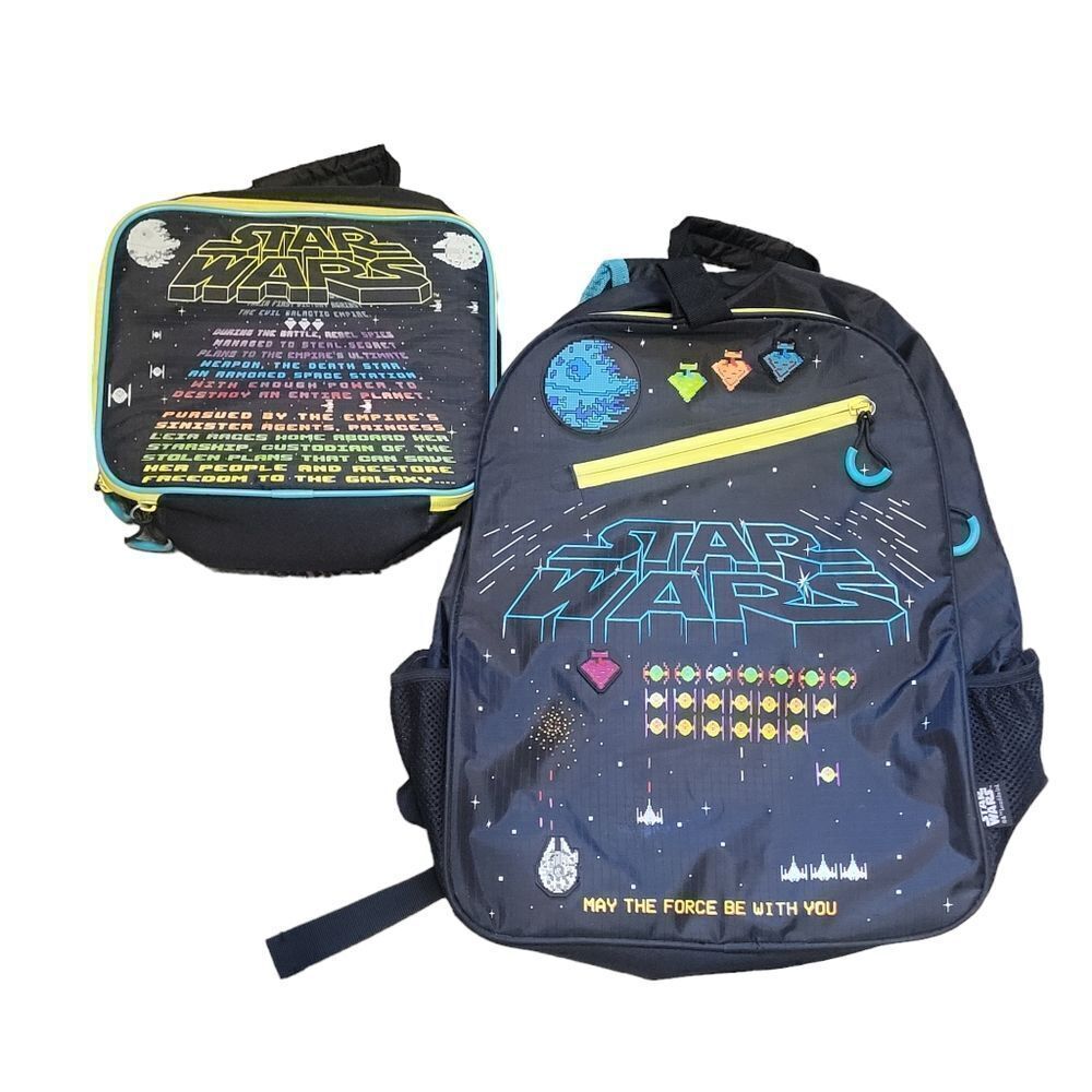 Star Wars back back and matching lunch box